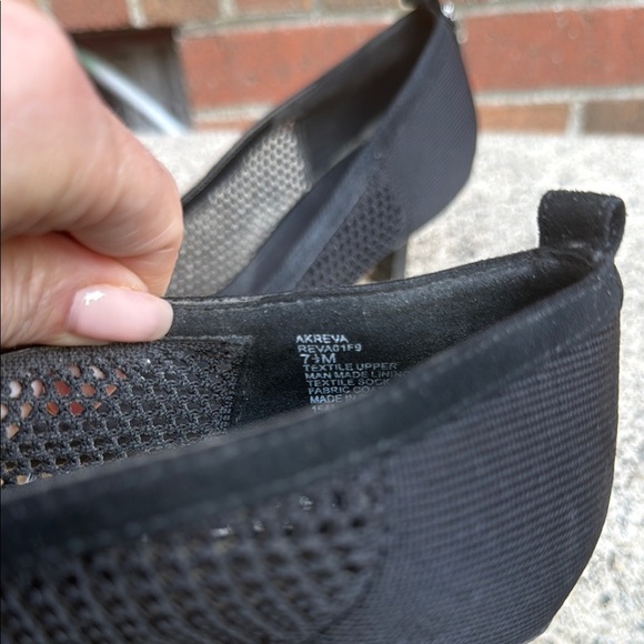 New Anne Klein iFlex Reva Women's Black Mesh Kitten Heel Pump - Picture 5 of 6